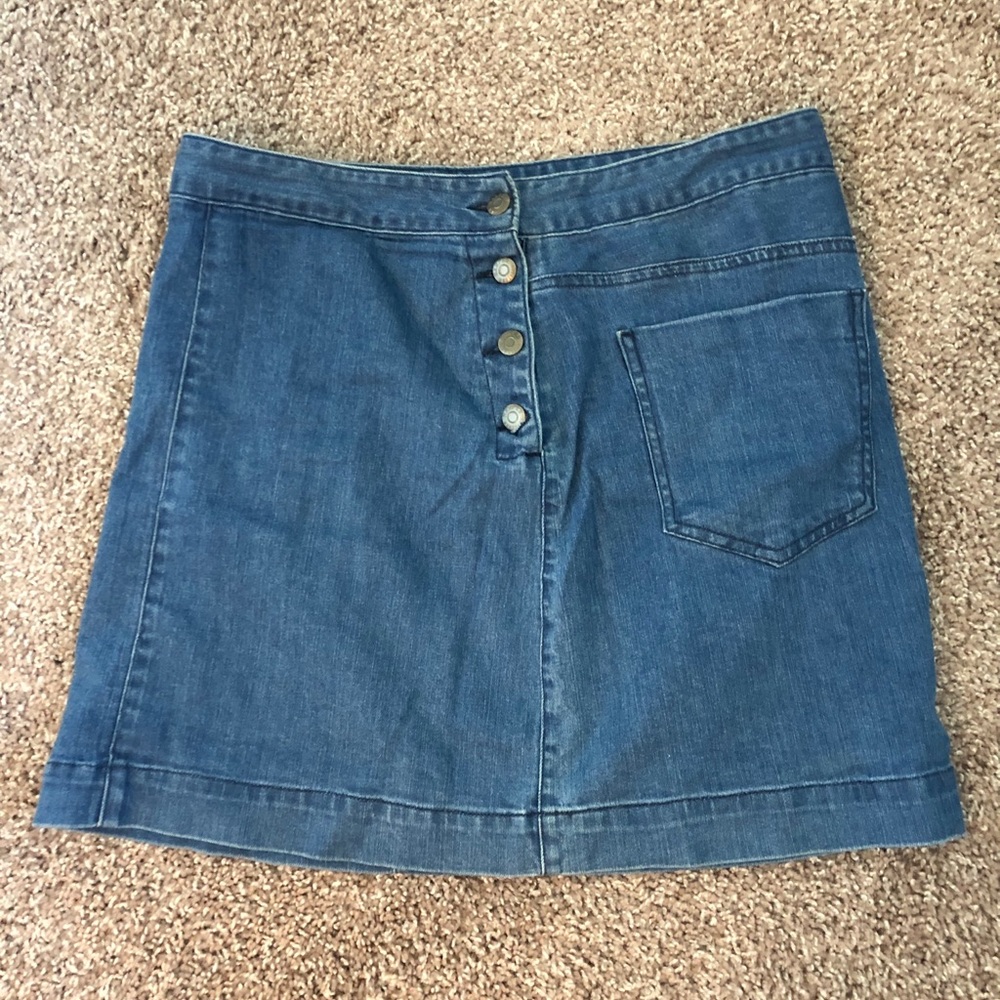NWT Francesca’s Jean Mini Skirt
